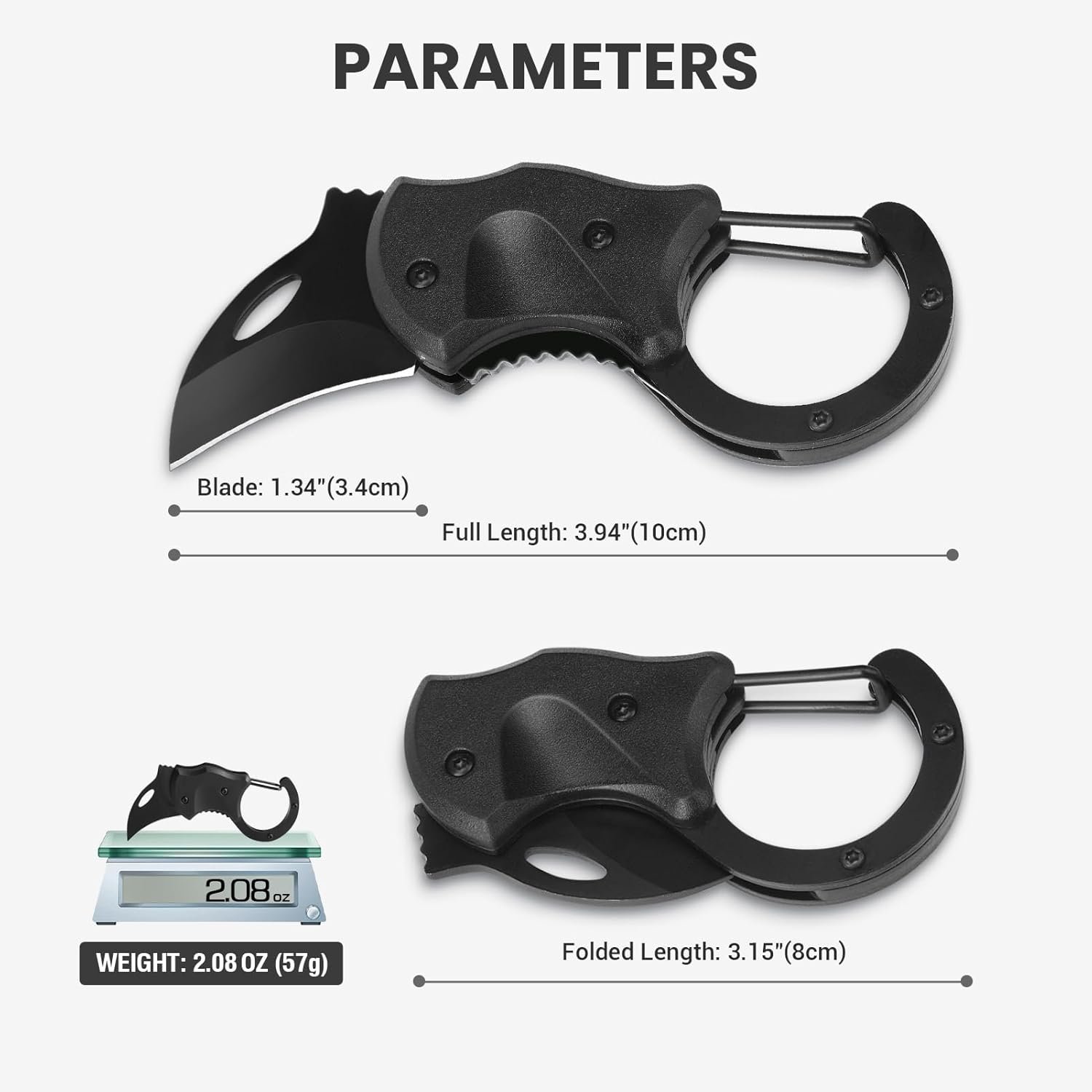 Small Pocket Knife Gift for Men, Keychain Box Cutter with 1.34inch Blade, Mini Folding Knives EDC Gadgets for Everyday Carry, Stocking Stuffers Gift for Adults Men Him - Image 6