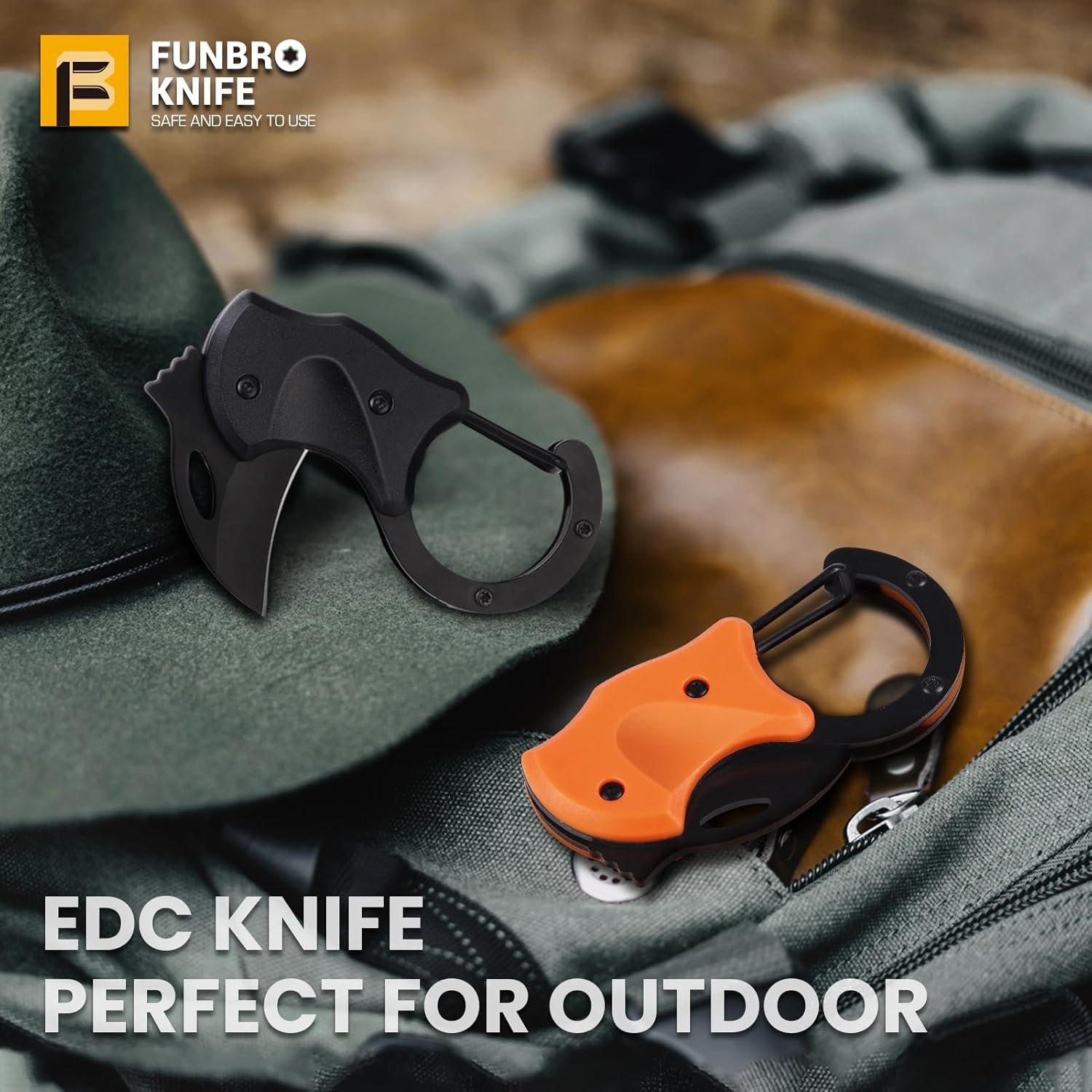 Small Pocket Knife Gift for Men, Keychain Box Cutter with 1.34inch Blade, Mini Folding Knives EDC Gadgets for Everyday Carry, Stocking Stuffers Gift for Adults Men Him - Image 7