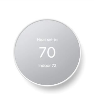 Google Nest Thermostat – Smart Thermostat for Home – Programmable Wifi Thermostat – Snow