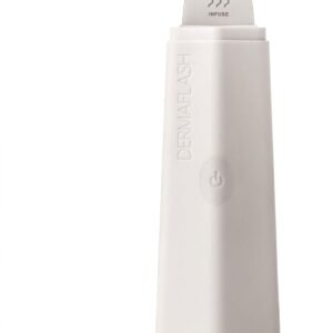 DERMAFLASH DERMAPORE+ Skin Care Device, Ultrasonic 2-in-1 Pore Extractor and Skincare Infuser, Stone