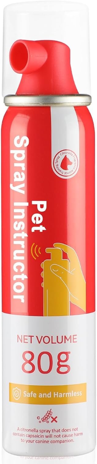 Corrector Spray Dog Trainer, 80ml 1 Pack Dog Corrector Spray for Dogs to Stops Barking, Jumping Up Attacks & Unwanted Dog Behaviour Humane Effective