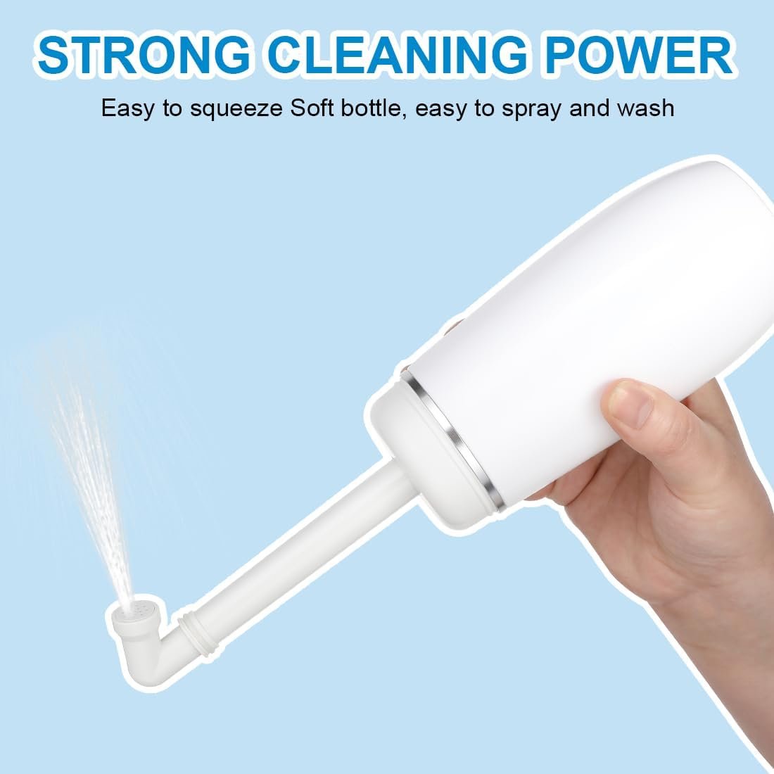 Portable Bidet for Travel 400ml Upside Down Peri Bottle Sprayer Handheld for Postpartum Perineal Care Hemorrhoid Treatment - Image 5