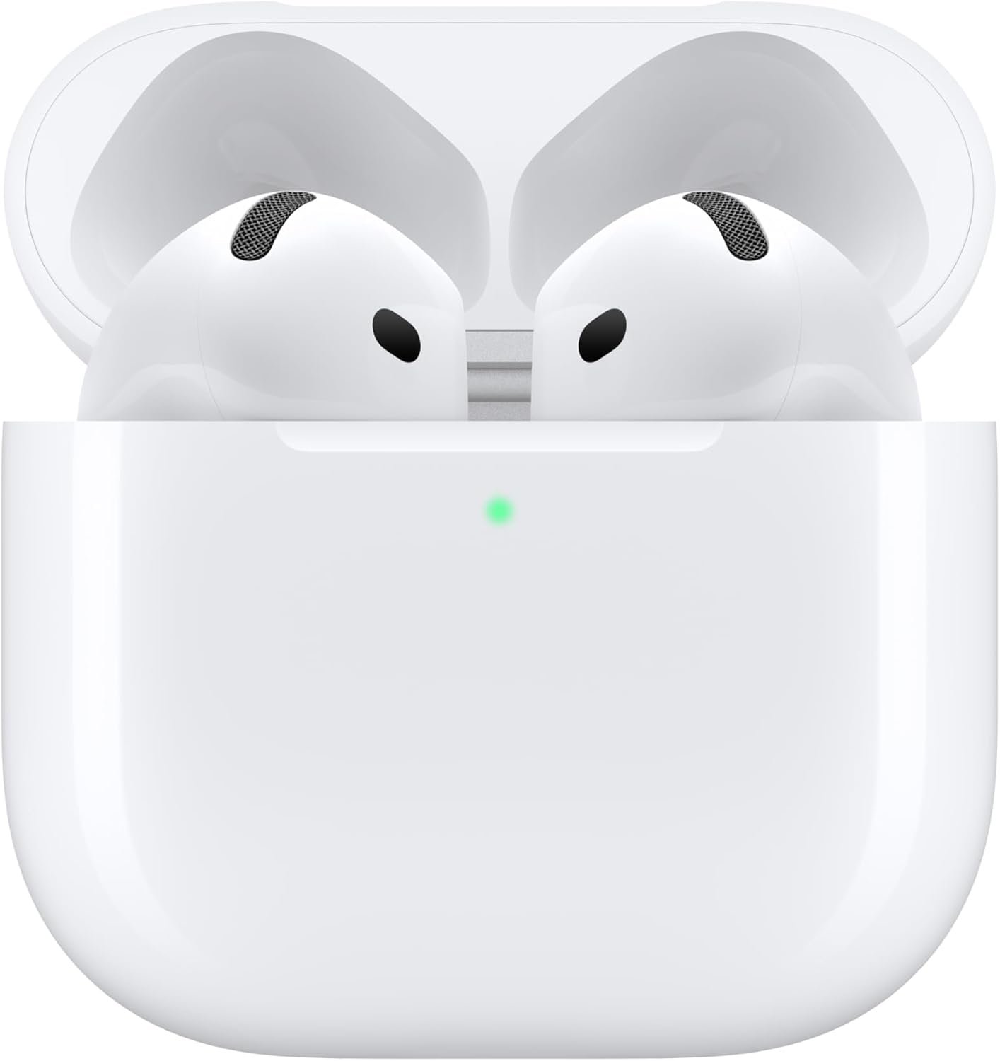 Apple AirPods 4 Wireless Earbuds, Bluetooth Headphones, Personalized Spatial Audio, Sweat and Water Resistant, USB-C Charging Case, H2 Chip, Up to 30 Hours of Battery Life, Effortless Setup for iPhone - Image 2