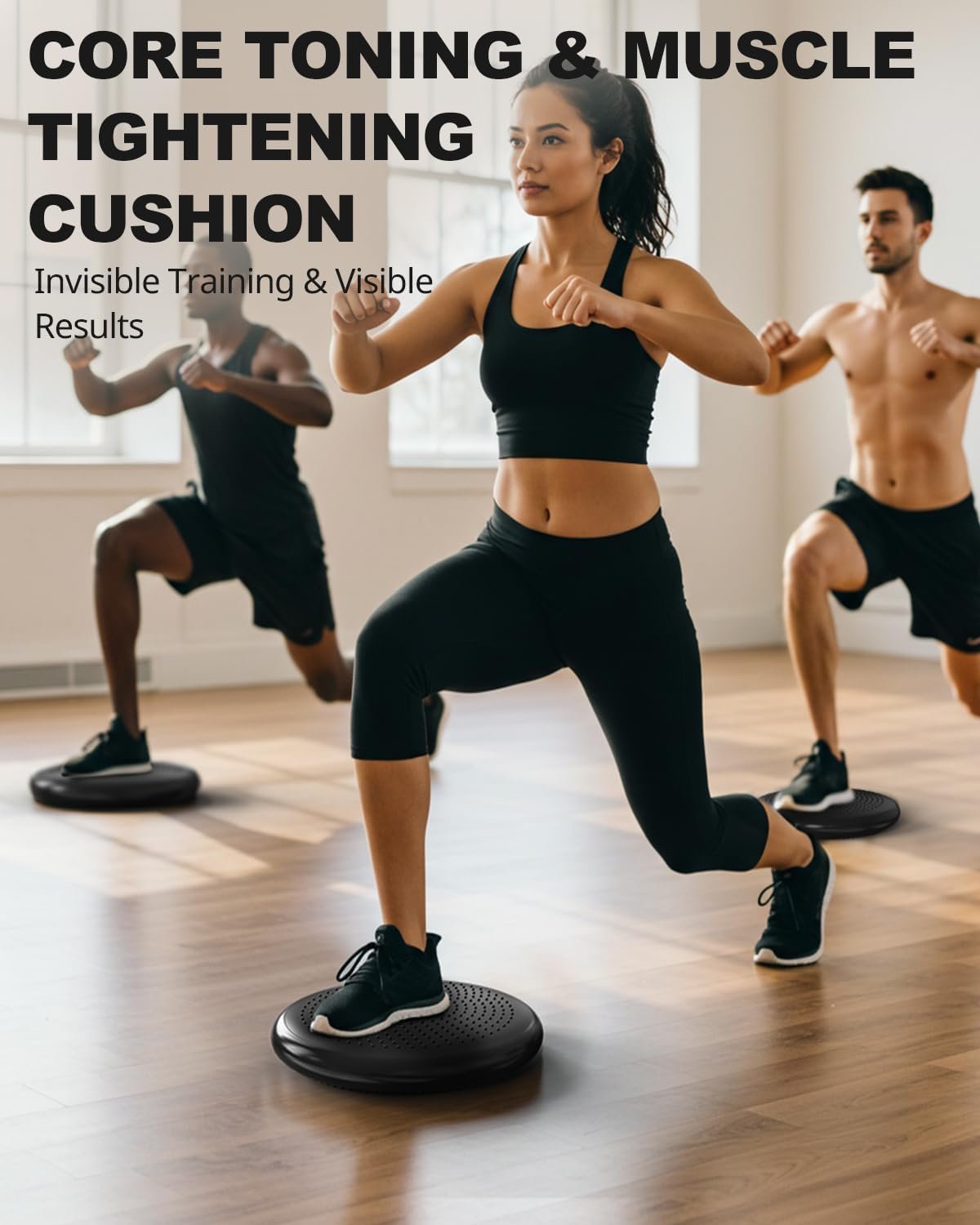 Trideer Wobble Cushion Core Balance Disc, Flexible Seating for Classroom Elementary, Wiggle Seat for Sensory Kids, Balance Pad with Inflation Pump - Image 8