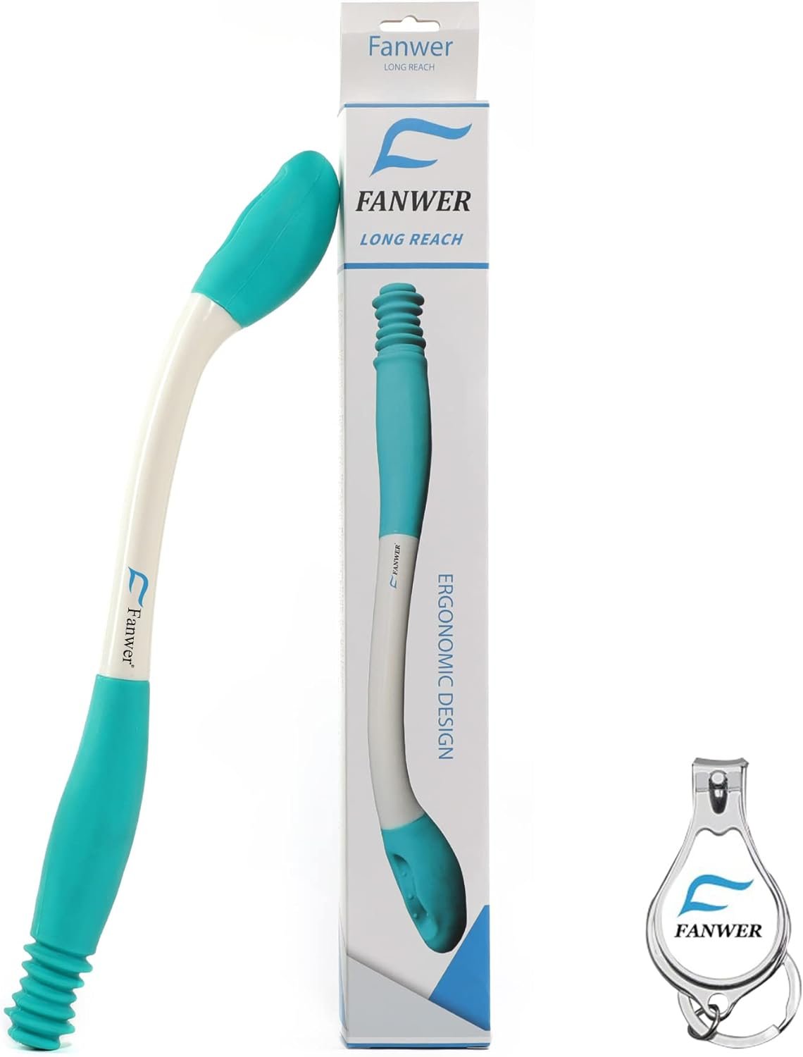 Fanwer Toilet Aids Tools,Long Reach Comfort Wipe,Extends Your Reach Over 15" Grips Toilet Paper or Pre-Moistened Wipes - Image 6