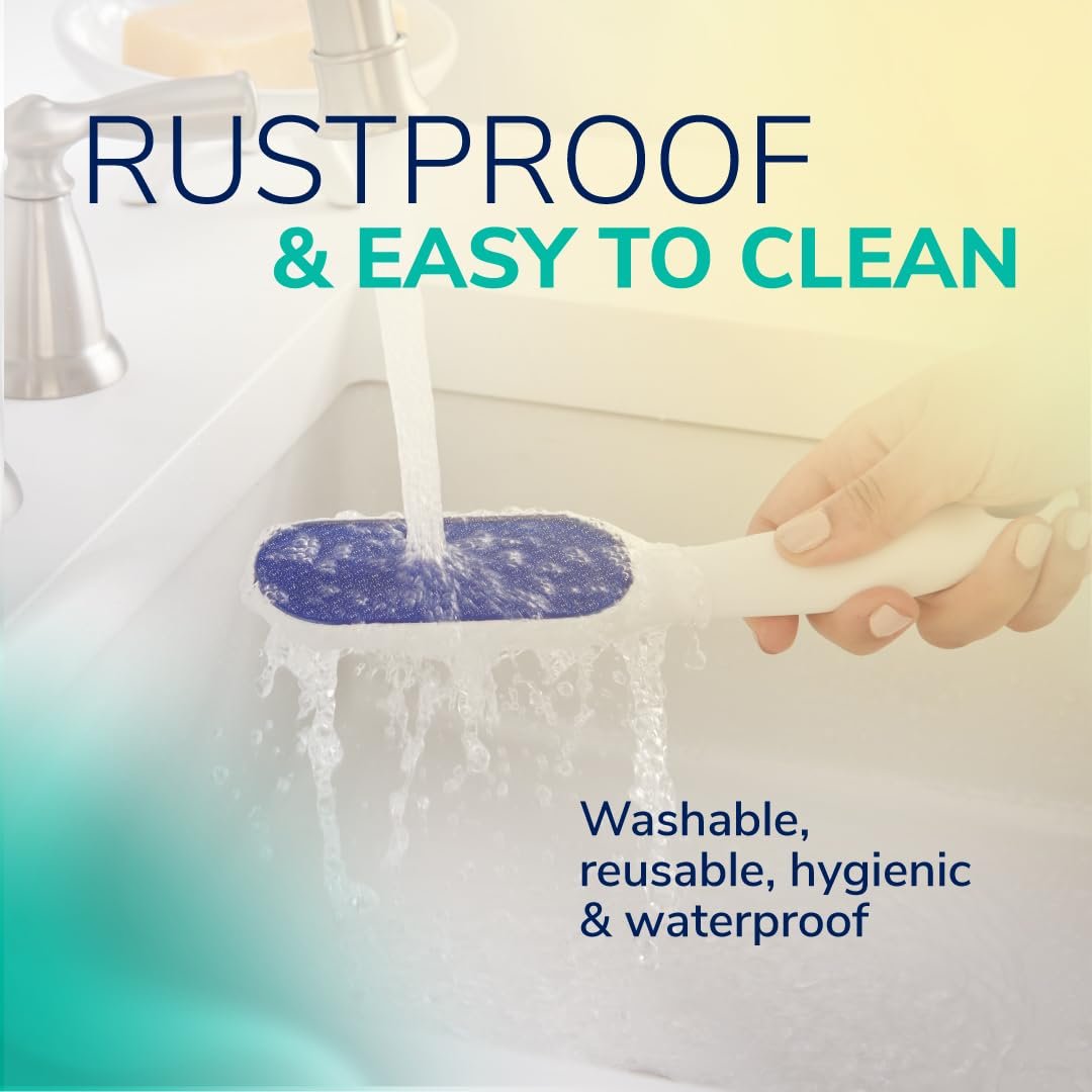 Dr. Scholl's Hard Skin Remover Nano Glass Foot File - Foot Callus Remover, Durable Foot Scrubber, Dead Skin Remover, Hygienic Pedicure Tool, Long Lasting Foot Buffer, Soft Smooth Feet - Image 8