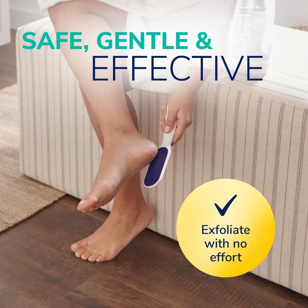 Dr. Scholl's Hard Skin Remover Nano Glass Foot File - Foot Callus Remover, Durable Foot Scrubber, Dead Skin Remover, Hygienic Pedicure Tool, Long Lasting Foot Buffer, Soft Smooth Feet - Image 4
