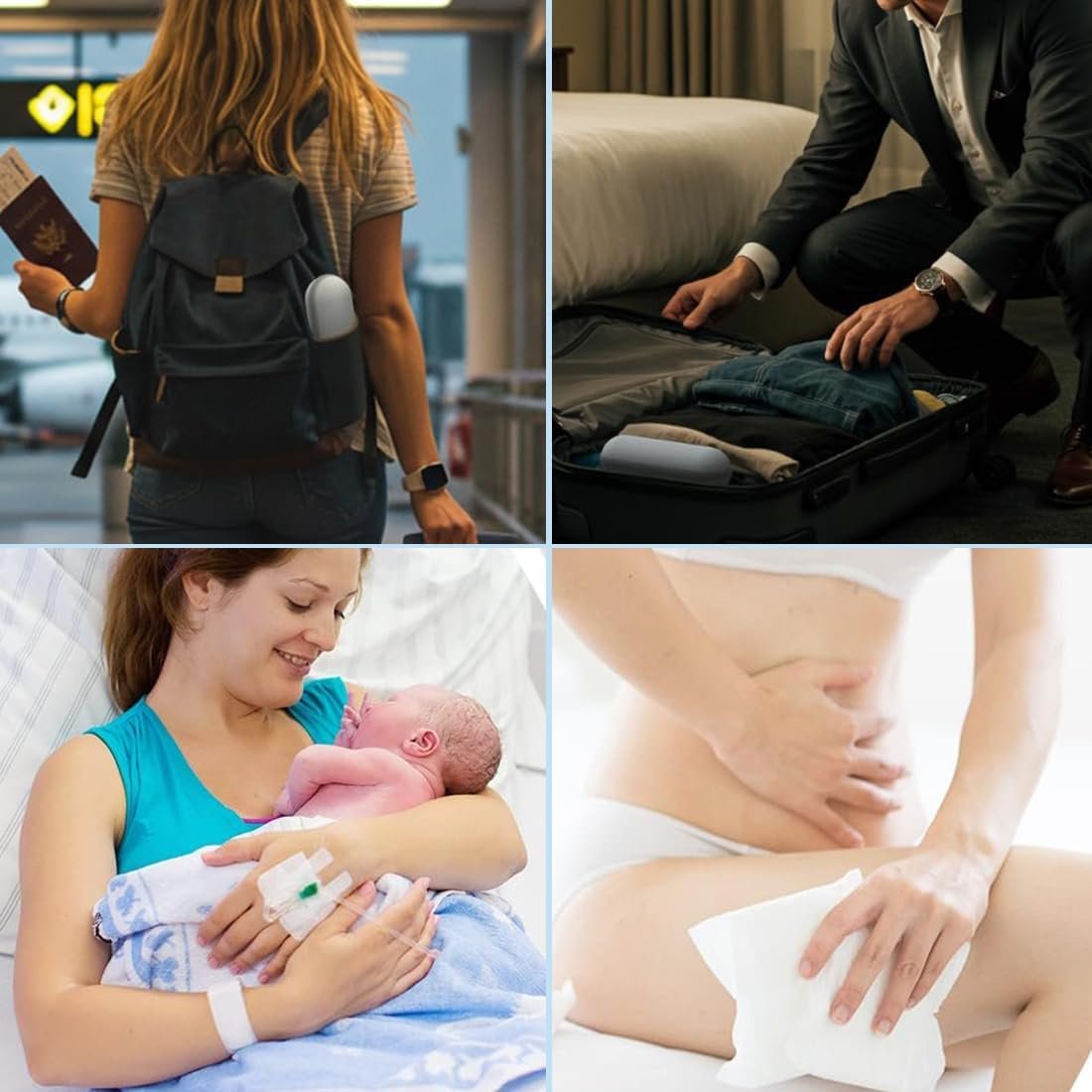 Portable Bidet for Travel 400ml Upside Down Peri Bottle Sprayer Handheld for Postpartum Perineal Care Hemorrhoid Treatment - Image 6