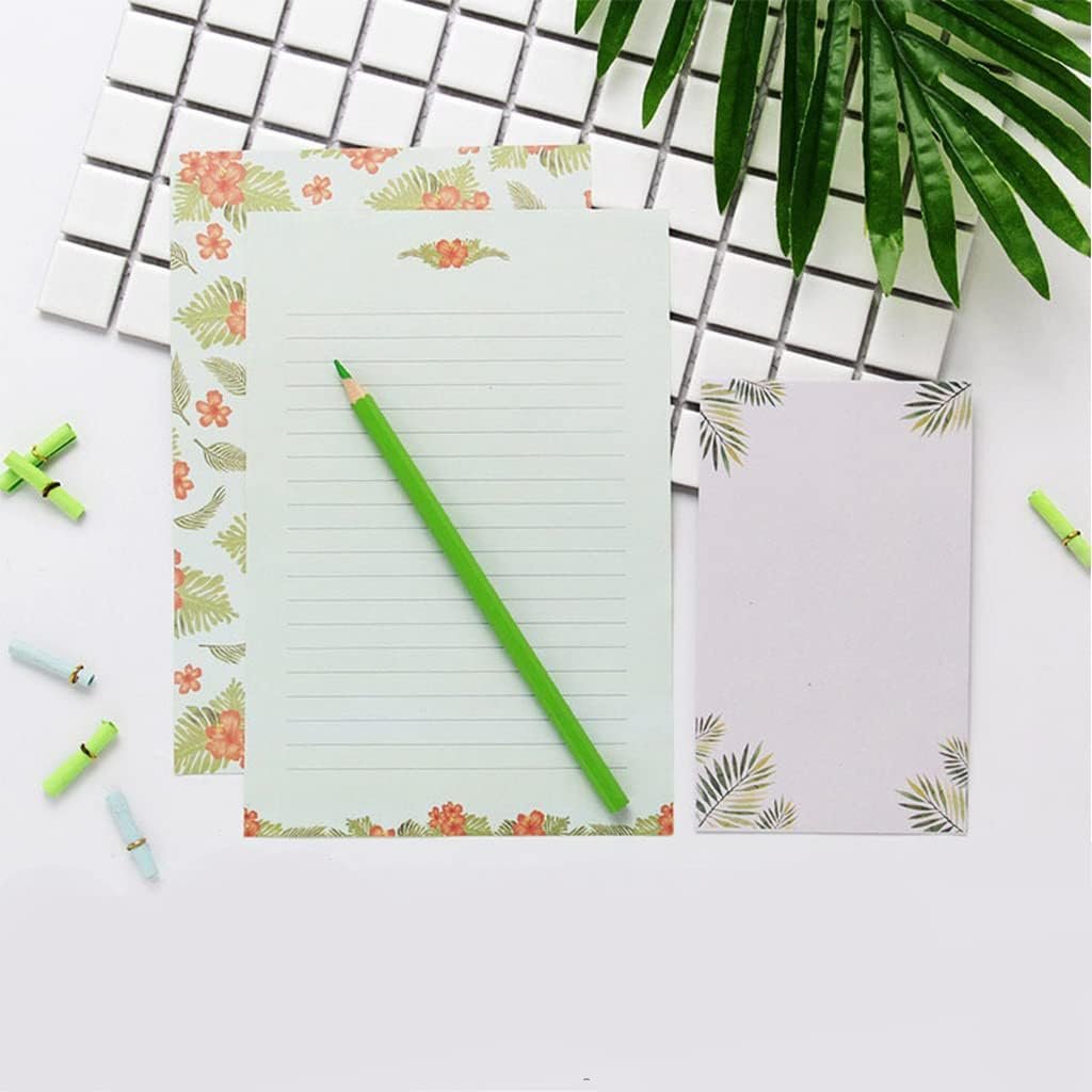 81pcs Stationary Paper and Envelopes Set, Contain 54 stationery paper and 27 envelopes, writing paper stationery set, 9 Different Style - Image 3