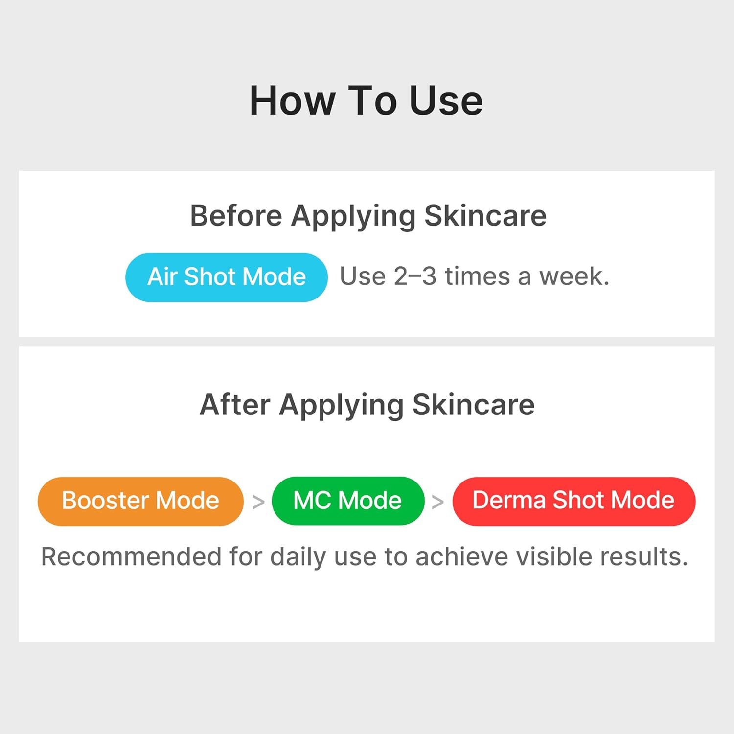 medicube Booster Pro | 6-in-1 Real Glass Glow Beauty Massager | for Clear, Radiant, Firmer-Looking Skin | Korean Skin Care | Pink - Image 7