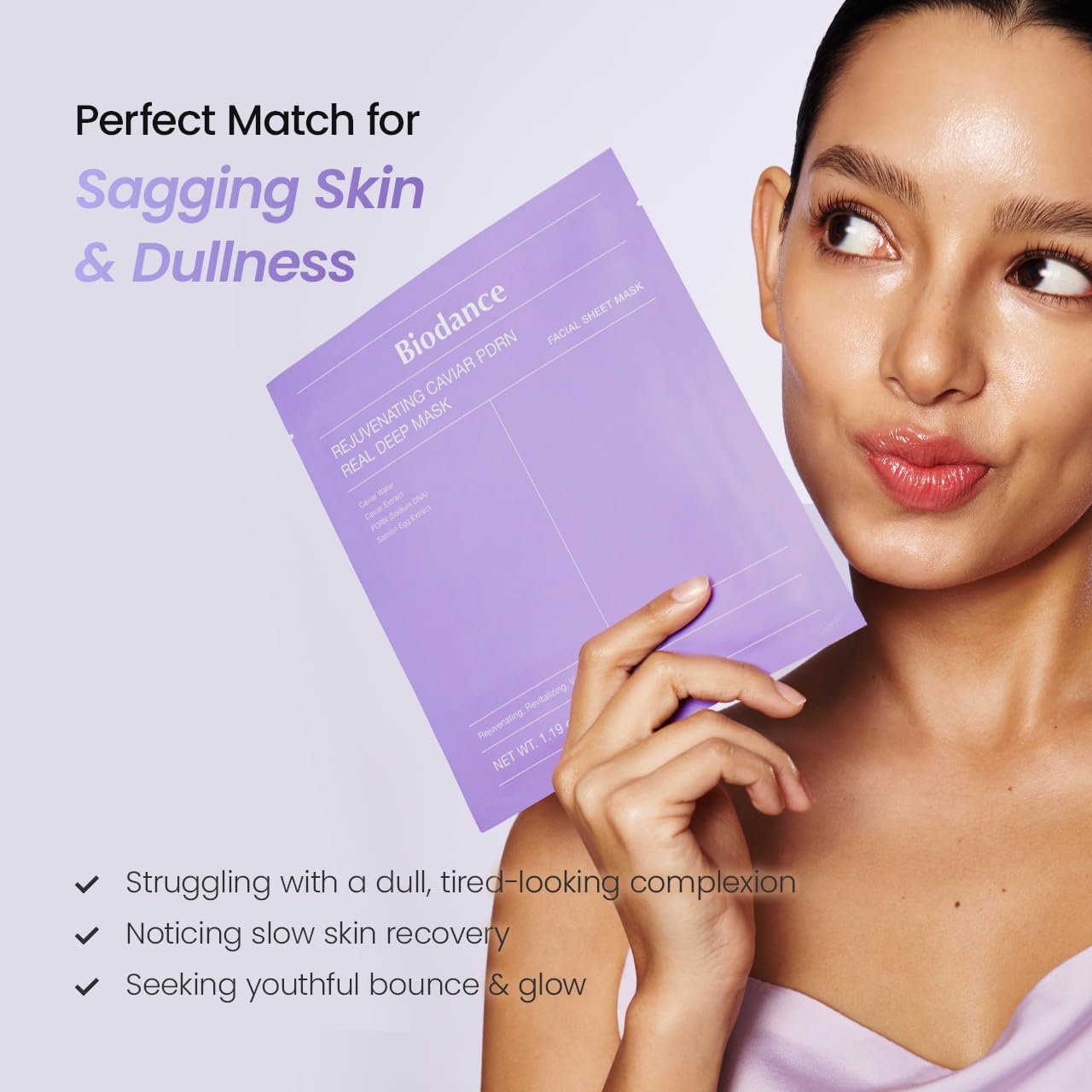 BIODANCE Rejuvenating Caviar PDRN Real Deep Mask, Overnight Hydrogel Face Mask, Skin Firming, Radiance, Enhancing Skin Recovery, Korean Skin Care | 1.19oz(34g) x 4ea - Image 6