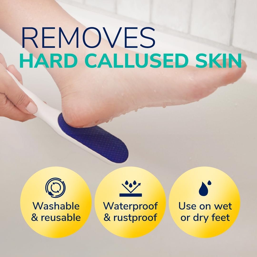 Dr. Scholl's Hard Skin Remover Nano Glass Foot File - Foot Callus Remover, Durable Foot Scrubber, Dead Skin Remover, Hygienic Pedicure Tool, Long Lasting Foot Buffer, Soft Smooth Feet - Image 6