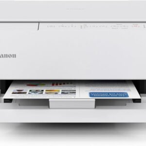 Canon PIXMA TS4320 Wireless Color Inkjet Printer for Duplex Printing, White – Cost Efficient Home Printer with Copier/Scanner, Compact Design, Easy Setup, 1 Year Limited Warranty