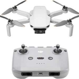 DJI Mini 4K, Drone with 4K UHD Camera for Adults, Under 249 g, 3-Axis Gimbal Stabilization, 10km Video Transmission, Auto Return, Wind Resistance, 1 Battery for 31-Min Max Flight Time, Intelligent