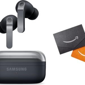 Samsung Galaxy Buds 4 Pro (2026) AI True Wireless Bluetooth Earbuds + $30 Gift Card, Hi-Res Audio, 2-Way Speaker, ANC 2.0, Optimized Comfort, IP57, Live Translation, Black [US Version, 2 Yr Warranty]