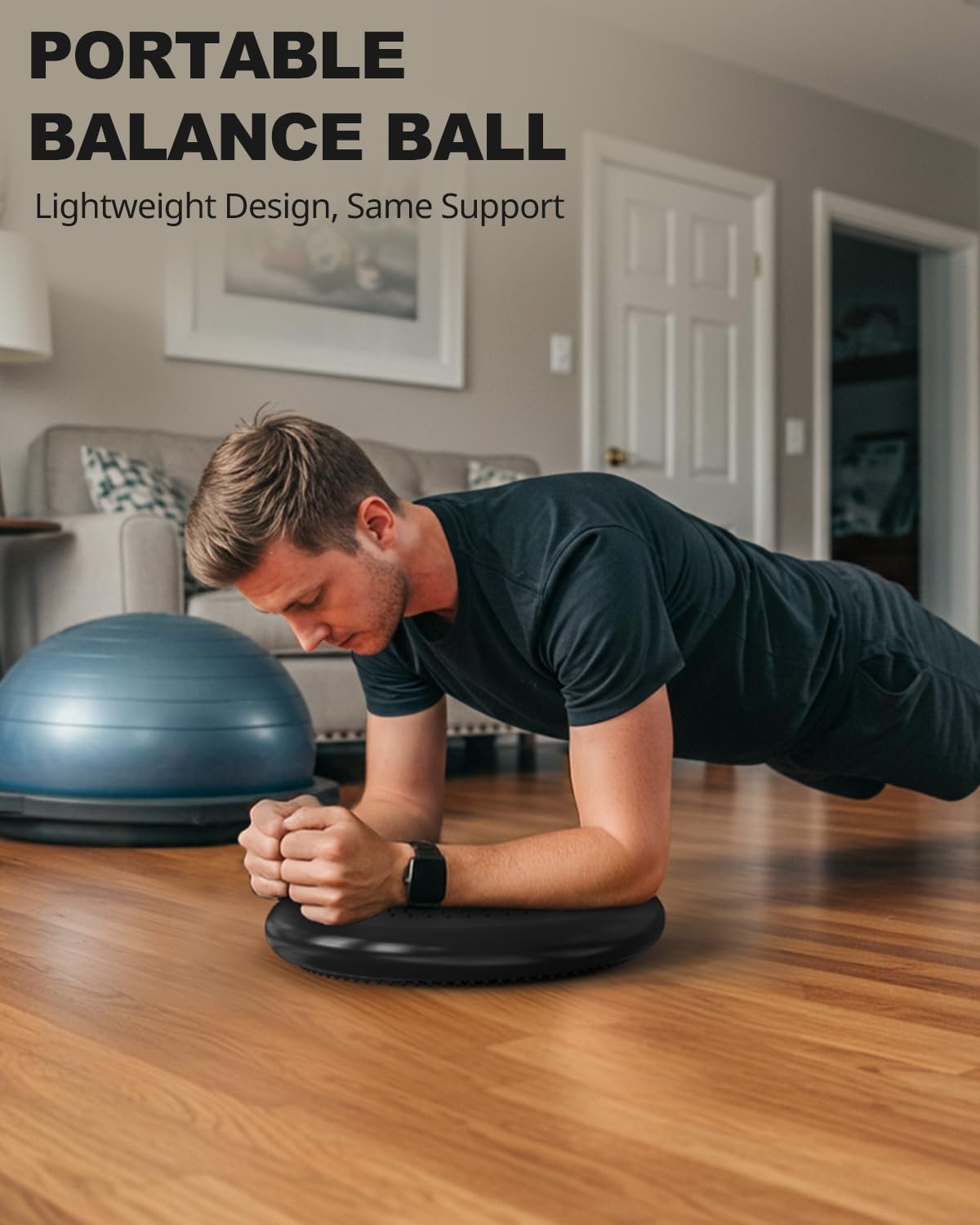 Trideer Wobble Cushion Core Balance Disc, Flexible Seating for Classroom Elementary, Wiggle Seat for Sensory Kids, Balance Pad with Inflation Pump - Image 6