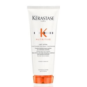 Kerastase Nutritive Lait Vital Hydrating Conditioner For Fine to Medium Dry Hair – Illuminates Shiny Hair and Easily Detangles, With Plant-Based Proteins & Niacinamide