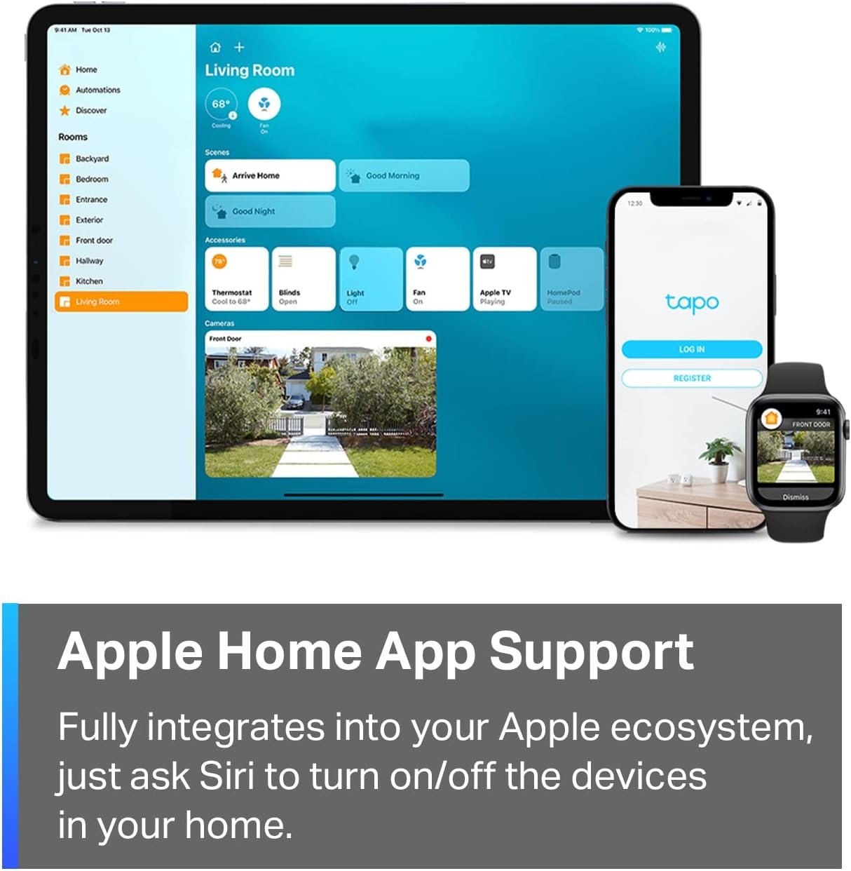 TP-Link Tapo Matter Supported Smart Plug Mini, Compact Design, 15A/1800W Max, Super Easy Setup, Works with Apple Home, Alexa & Google Home, UL Certified, 2.4G Wi-Fi Only, White, Tapo P125M(3-Pack) - Image 9