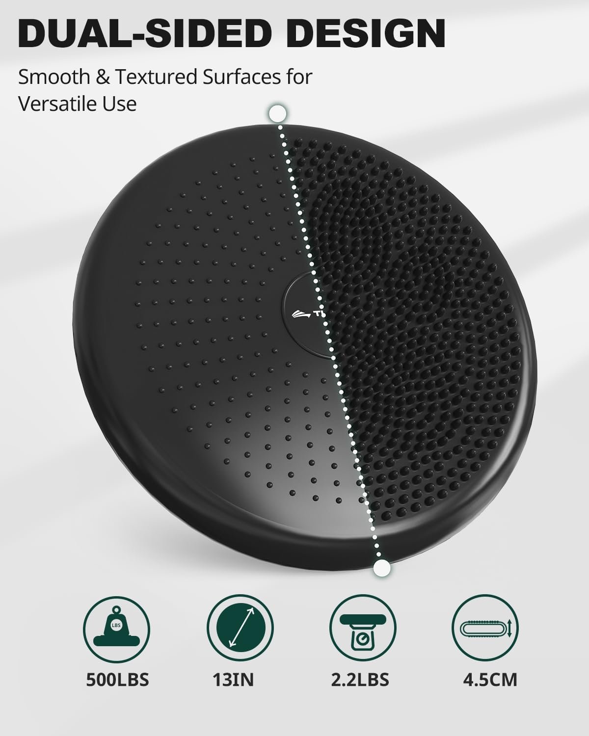 Trideer Wobble Cushion Core Balance Disc, Flexible Seating for Classroom Elementary, Wiggle Seat for Sensory Kids, Balance Pad with Inflation Pump - Image 7