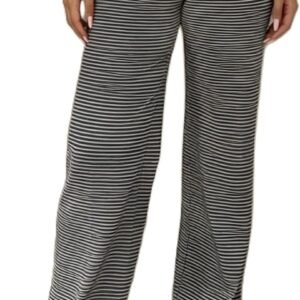 FOMOYUU Women’s Fold Over Lounge Pants Low Rise Wide Leg Yoga Sweatpants Stretchy Bell Bottoms Leggings Roll Over Pants