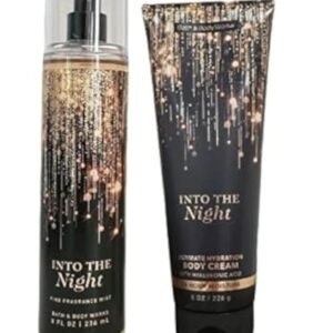 Bath & Body Works – Into the Night – Fine Fragrance Mist and Ultra Shea Body Cream – Full Size (Packaging Varies)