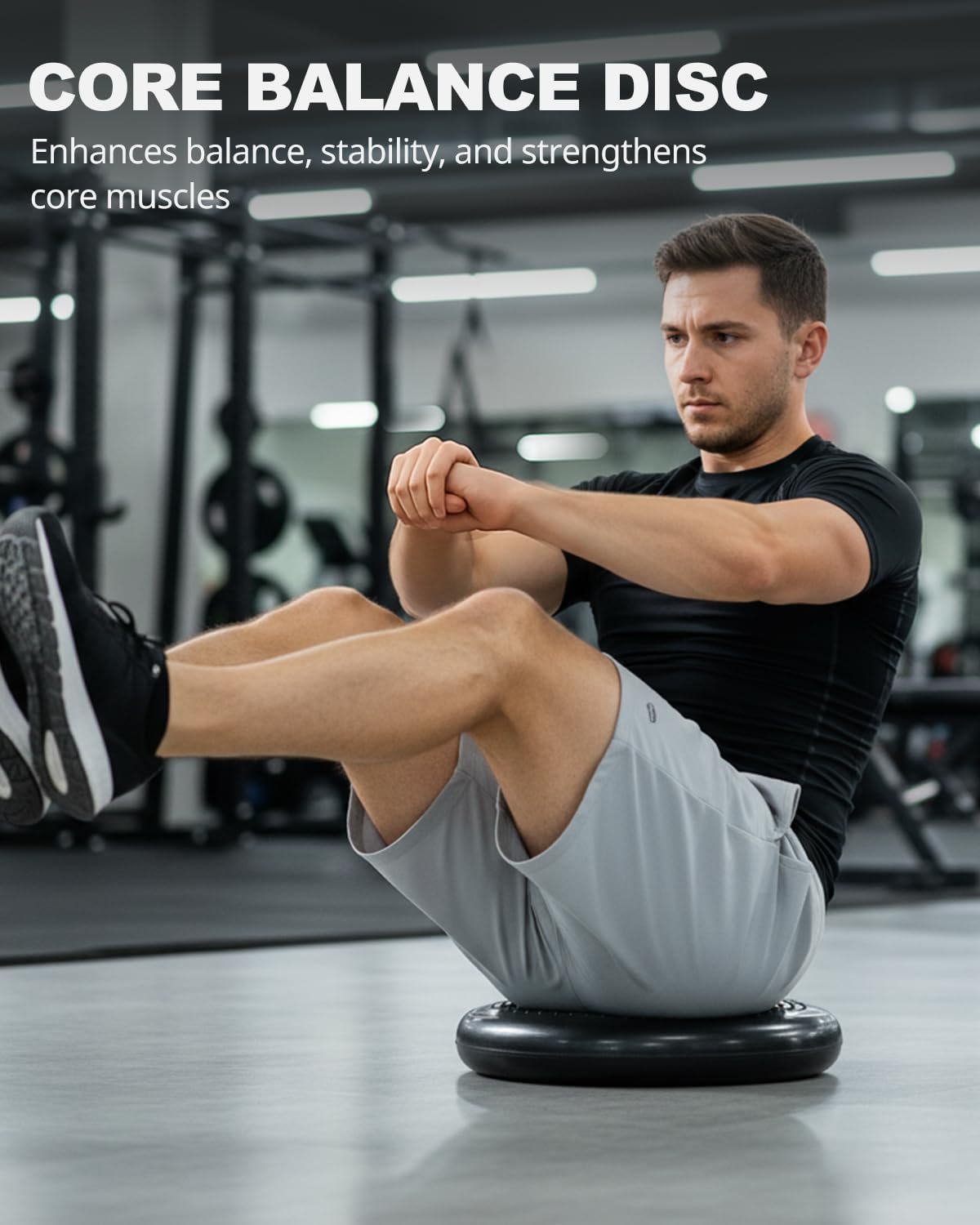 Trideer Wobble Cushion Core Balance Disc, Flexible Seating for Classroom Elementary, Wiggle Seat for Sensory Kids, Balance Pad with Inflation Pump - Image 3