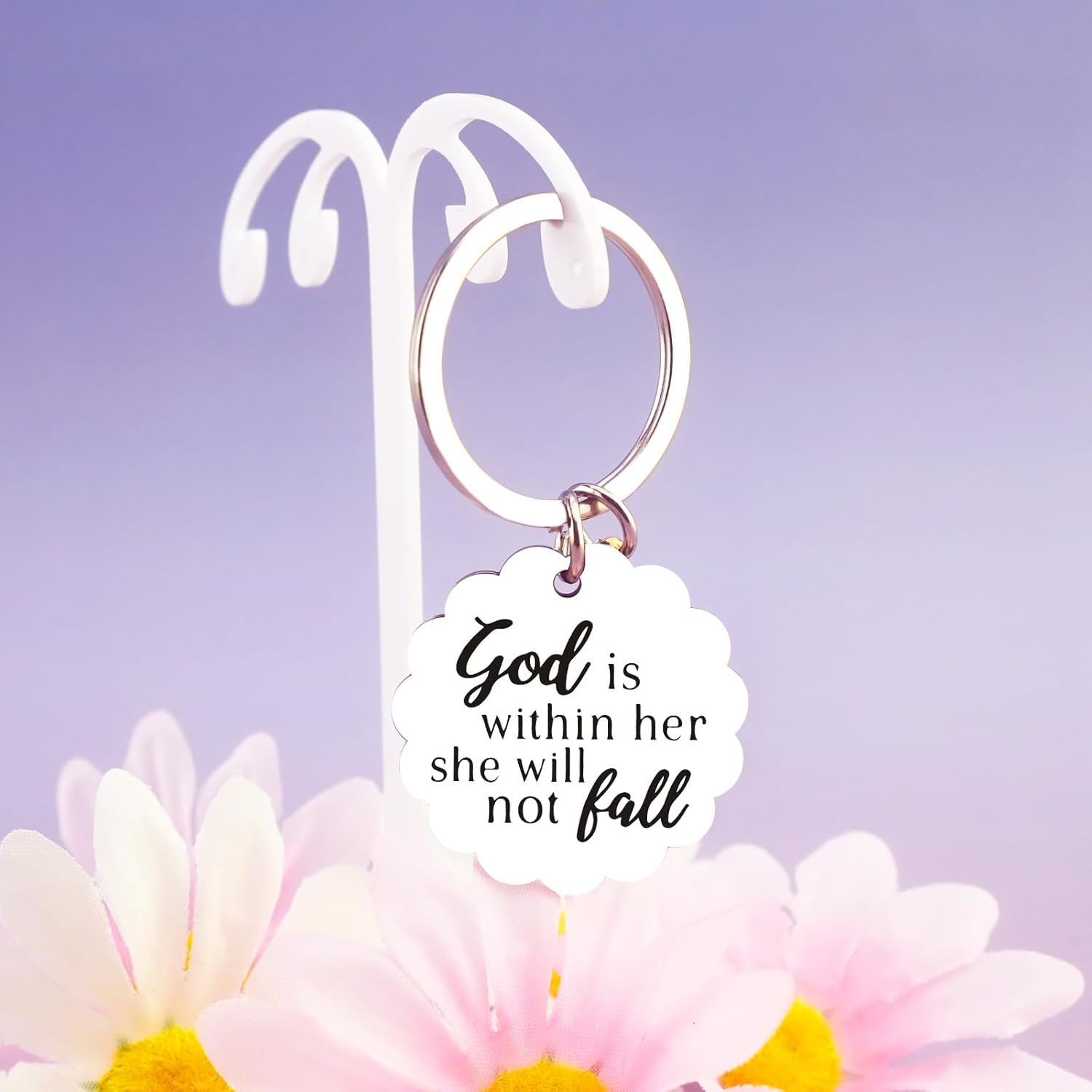 Christian Gifts for Women Inspirational Bible Verse for Friends Teen Girl Christian Keychain Spiritual Gifts Religious Biblical for Women Faith Based Gift Bible Accessories - Image 4