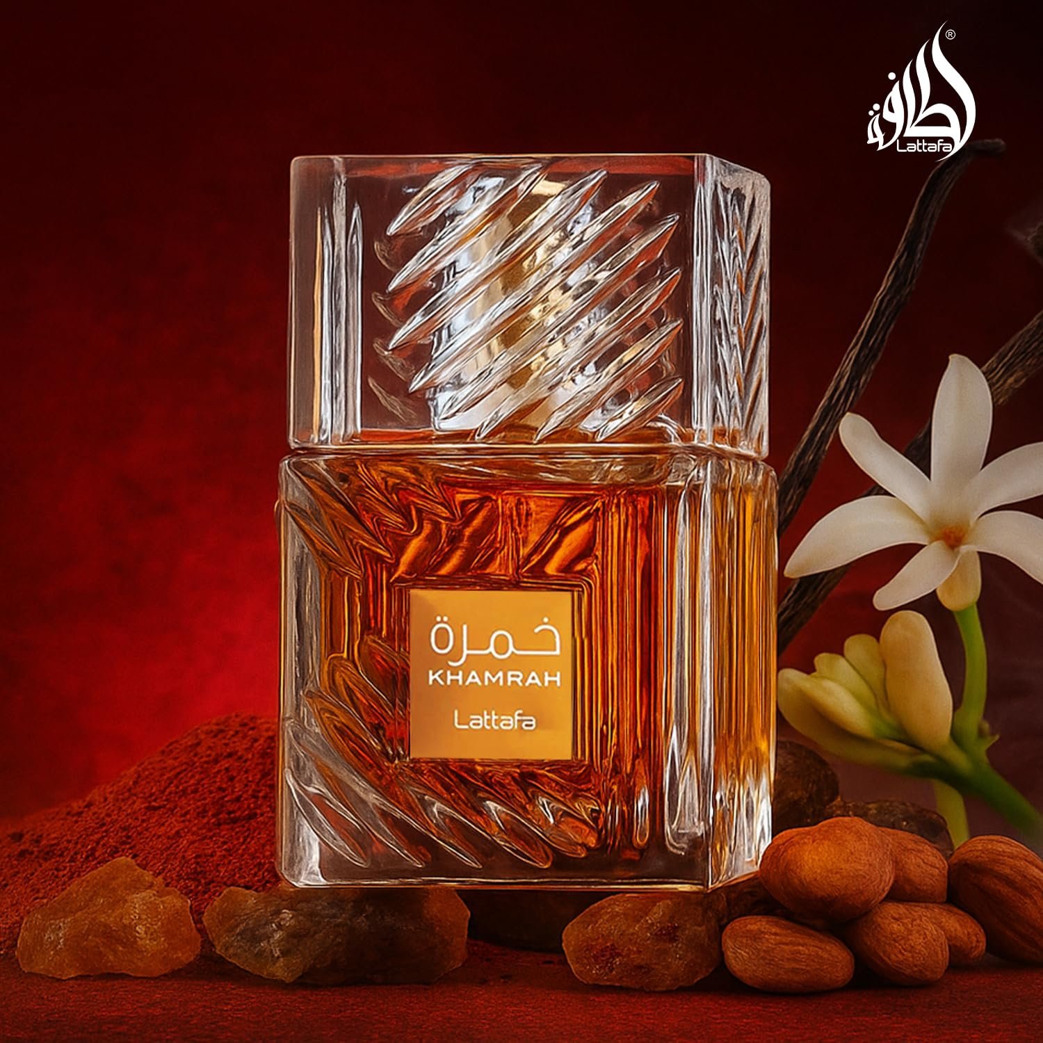 Lattafa Khamrah - Vanilla, Warm Spicy, Amber, Cinnamon - Eau de Parfum Long-Lasting Fragrance for Unisex, 3.40 Ounce / 100 ml - Image 3