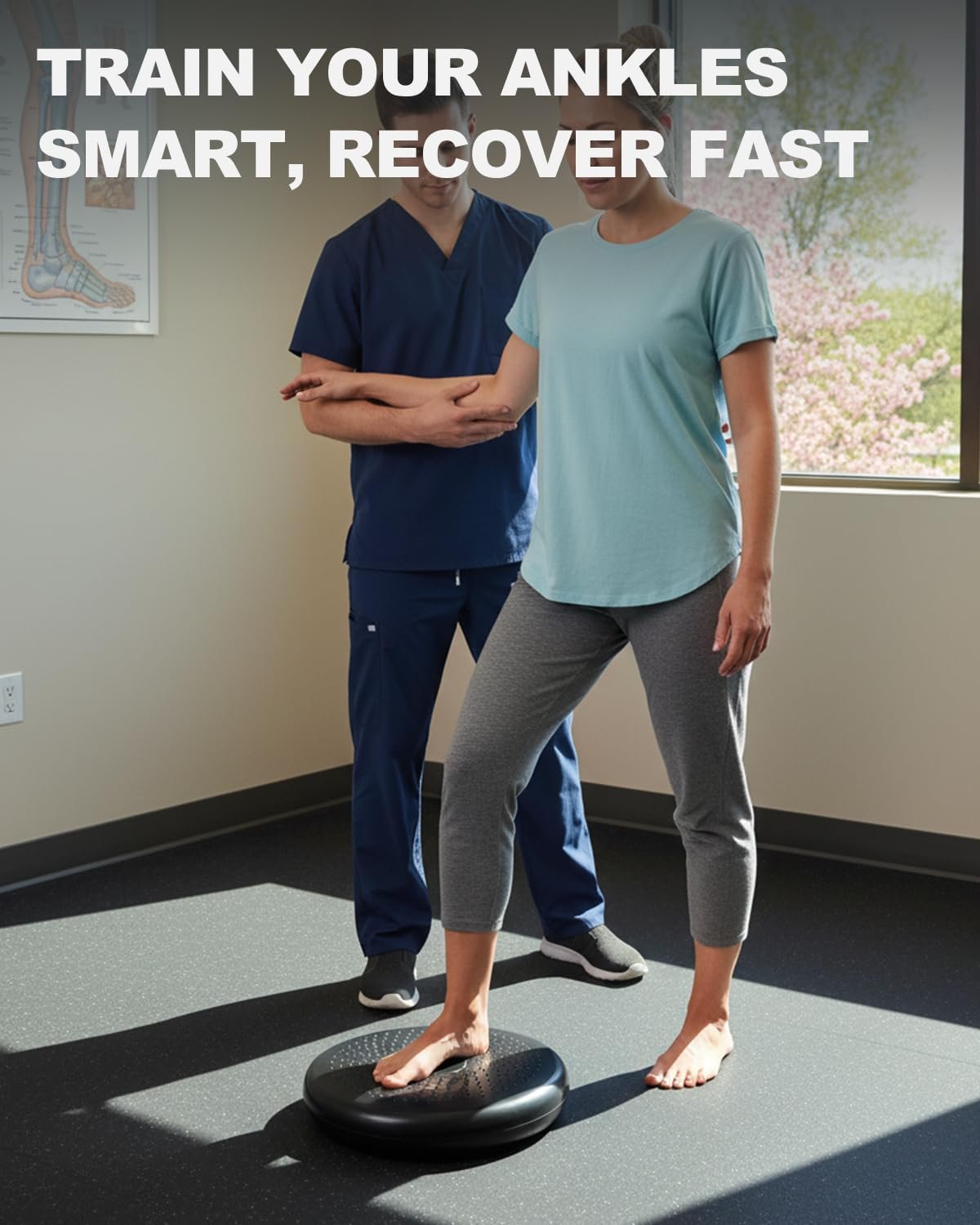 Trideer Wobble Cushion Core Balance Disc, Flexible Seating for Classroom Elementary, Wiggle Seat for Sensory Kids, Balance Pad with Inflation Pump - Image 5