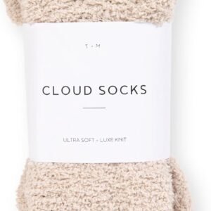 Unboxme Gifts Warm & Cozy Ultra-Luxe Cloud Sock for Women & Men – Super Soft Luxurious Fabric Sleep Socks