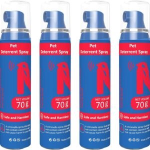 Pet Instructor Spray for Dog, 75ml Spray Corrector Dog Trainer, Safe Humane & Effective Stop Barking, Jumping Up, Food Stealing, Dog Fights & Attacks, Help Stop Unnecessary Dog Behaviour (4 Pack)