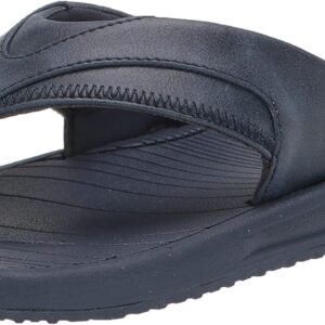 Amazon Essentials Men’s Slip-on Flip Flop Comfort Sandals with Enhanced Grip, Cushioning