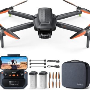 Bwine F7GIM 6K Photo Drone with Camera for Adults, 3-Axis Brushless Gimbal, 4K/30fps Video, GPS Smart Control, Plus 70Mins Flight Time, 10000Ft FPV Digital Transmission and TOF Safety Support