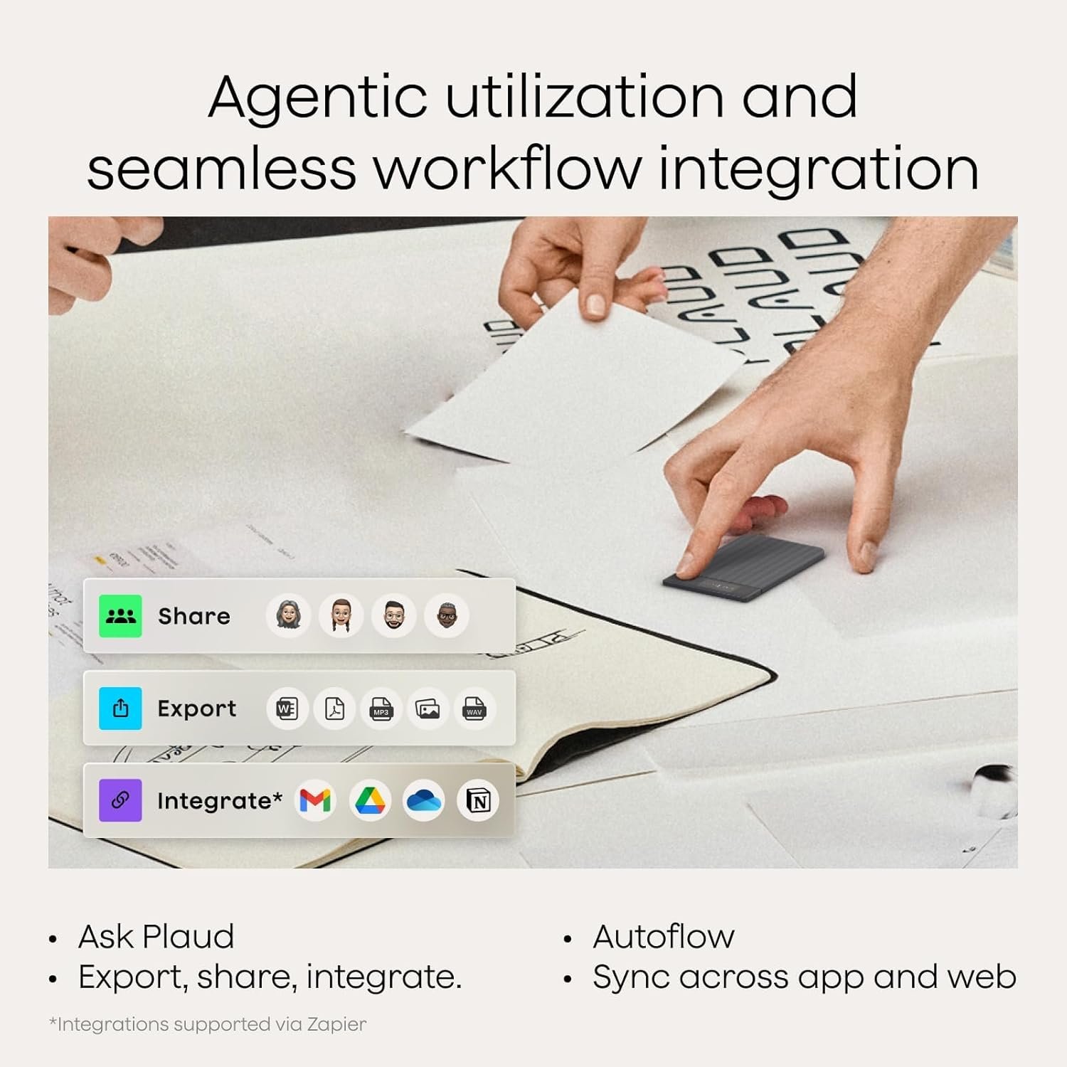 Plaud Note Pro AI Voice Recorder, Transcribe & Summarize with AI, App Control, Note Taker for Meetings & Calls, Supports 112 Languages, Ultra-Slim w/InstantView Display, Case Included, Black - Image 6