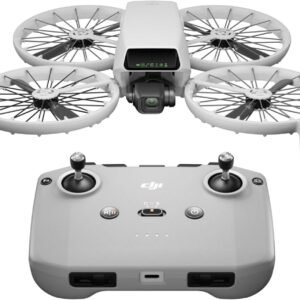 DJI Flip (RC-N3), Drone With 4K UHD Camera for Adults, Under 249 g, 3-Axis Gimbal Stabilization, 44000ft/13km Video Transmission, Palm Takeoff, Auto Return, Intelligent, 31-Min Flight Time