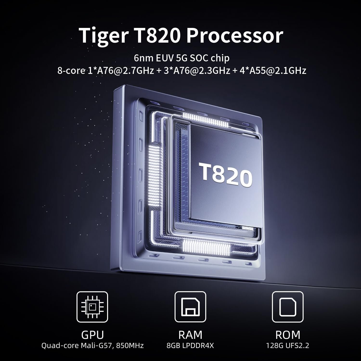 RG476H Retro Game Console Android 13 System Unisoc T820 RG 476H Handheld Game 4.7-inch LTPS Multi-Touch Screen Online Fighting Joystick Supports Output WiFi 5000mAh 8+ 128GB (RG476H-Black-new) - Image 4