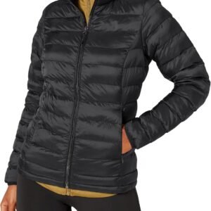 Amazon Essentials Women’s Lightweight Long-Sleeve Water-Resistant Packable Puffer Jacket (Available in Plus Size)