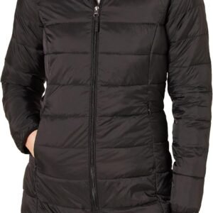 Amazon Essentials womens Lightweight Water-Resistant Packable Hooded Puffer Coat (Available in Plus Size)