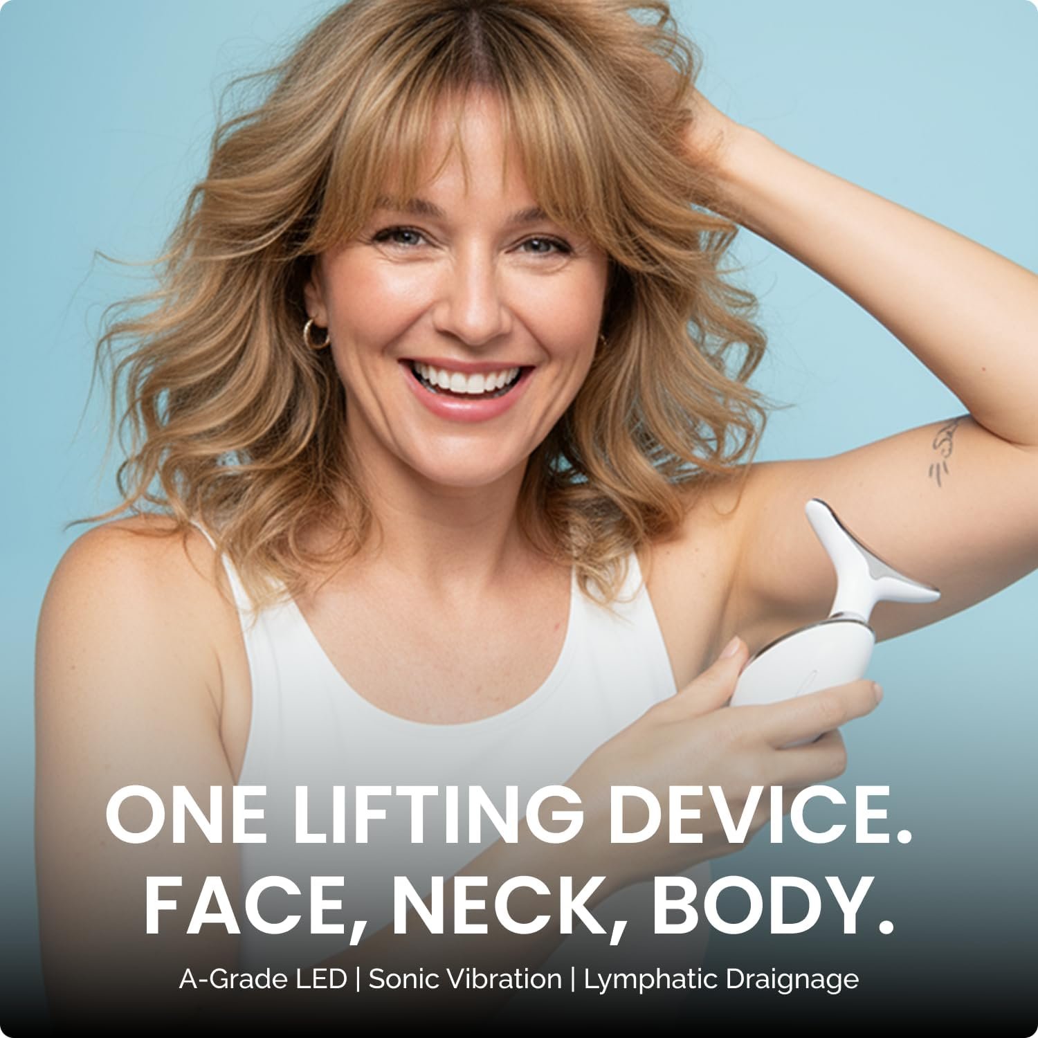 MyDermaDream MyoGlow & Niacinamide Serum & NoTox Serum - Total Body Skin Tightening and Lifting Device for Face, Neck, Arms, and Legs - Image 2