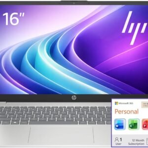 HP 15.6″ Business Laptop Computer with Microsoft 365 • 2026 Edition • Intel 4-Core N100 CPU • 1.1TB Storage (1TB OneDrive + 128GB SSD) • Windows 11 • w/o Mouse