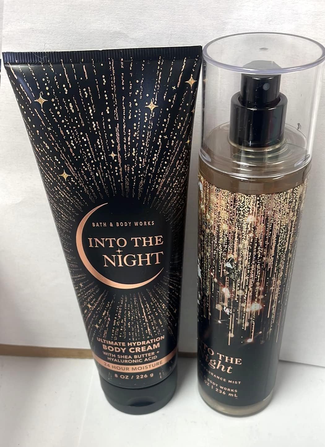 Bath & Body Works - Into the Night - Fine Fragrance Mist and Ultra Shea Body Cream - Full Size (Packaging Varies) - Image 2