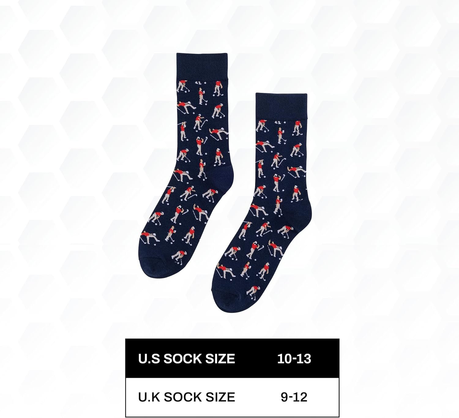 Shanker Golf Socks - Funny Angry Golfer Socks - Funny Golf Gift for Men - 1 Pair per Pack - Size 10-13 - Image 6