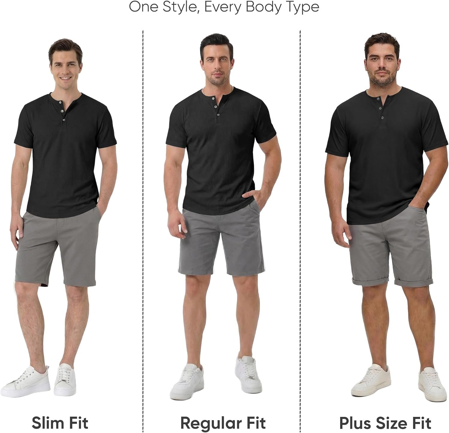 JMIERR Men's Muscle Slim Henley Shirts Crewneck Longline T-Shirt Gym Workout Athletic Shirt Tees with Button - Image 6