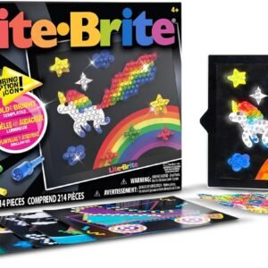 Lite Brite Classic, Favorite Retro Toy – Create Art with Light, STEM, Educational Learning, Holiday, Birthday, Gift, Boys, Kid, Toddler, Girls Age 4+