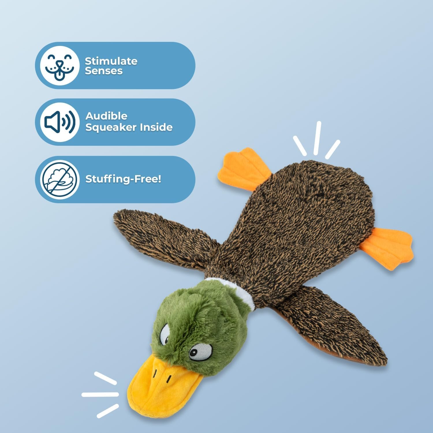 Best Pet Supplies Squeaky Dog Toys with Soft Durable Fabric for Small, Medium and Large Pets Interactive Toy for Indoor Play, Supports Active Biting and Play - 4 Figures, Small - Image 2