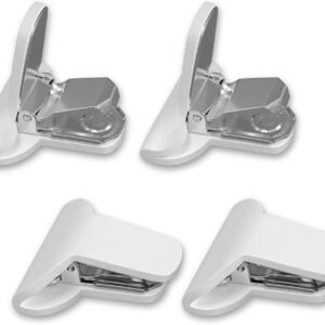 FRESH IDEAS Comforter Clips for Duvet Covers, Helps Prevent Blanket from Bunching or Shifting, 4-Pack