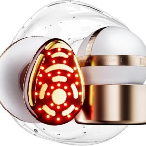 INIA SPHERA Upgraded 8-in-1 Microcurrent Facial Device for Face & Neck – Red Light, Thermal & Cooling Beauty Tool, 5 Custom Modes, At-Home Skin Stimulation & Glow Care Skincare Tool