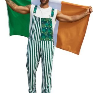 Bindefon Overalls for Men Work Bibs Coveralls Stretchy Romper Fashion Jumpsuit Festival Outfit