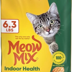 Meow Mix Indoor Health Dry Cat Food, 6.3 Pound Bag
