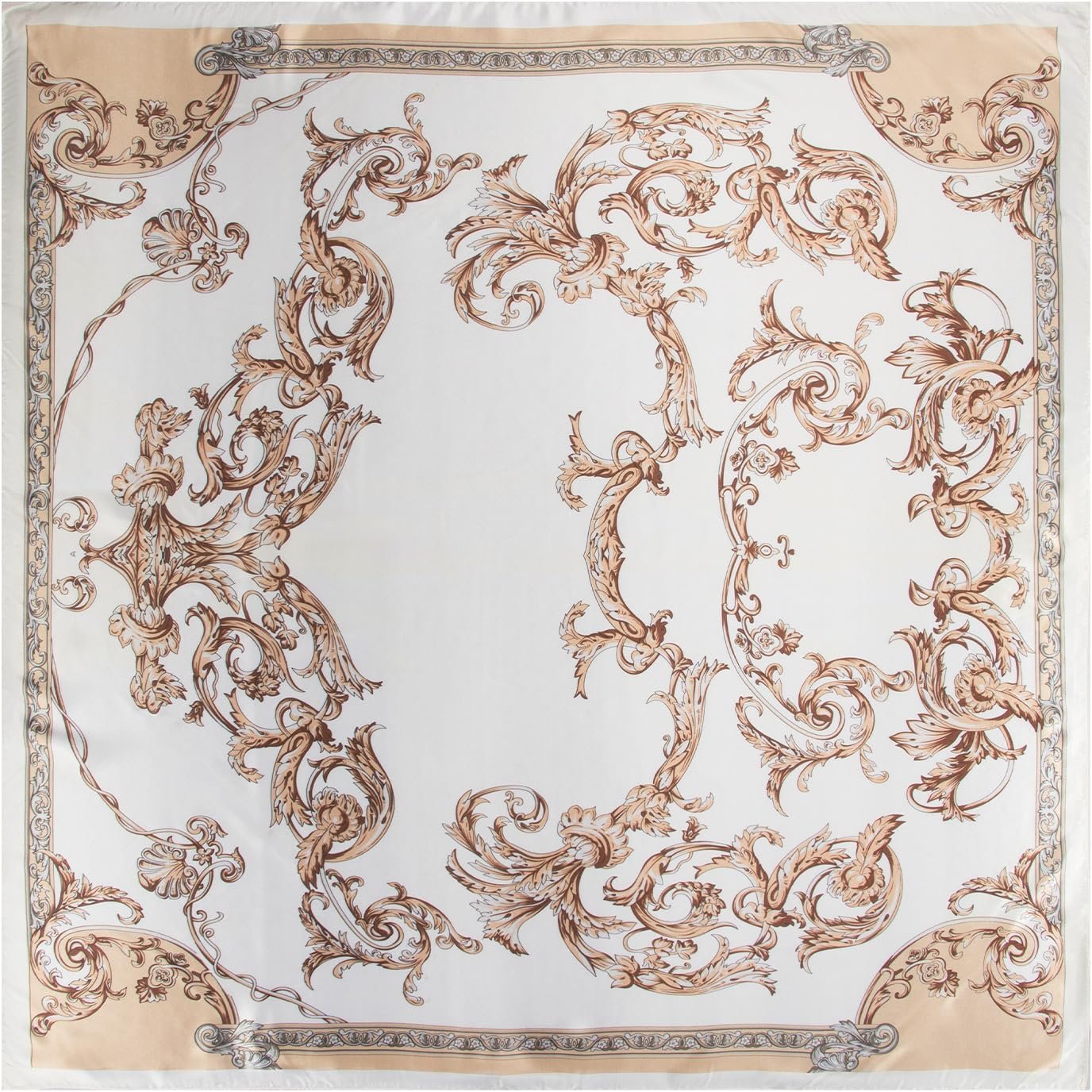 RIIQIICHY Head Scarf for Women Like Silk Scarf Hair Scarf Printed Square Scarf Bandanas for Women 35 Inches - Image 7